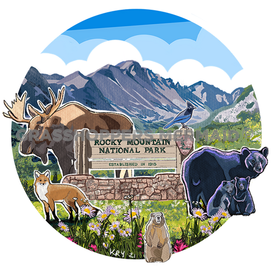 Rocky Mountain National Park Sign