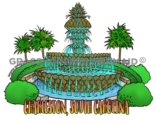 Charleston's Pineapple Fountain