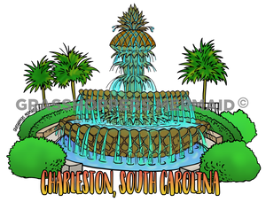 Charleston's Pineapple Fountain