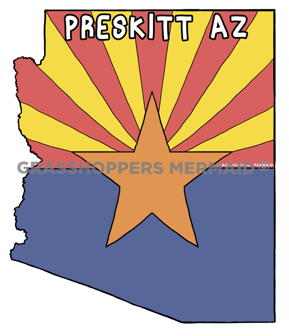 Arizona State & Flag