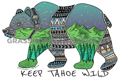 Aztec Bear Nighttime