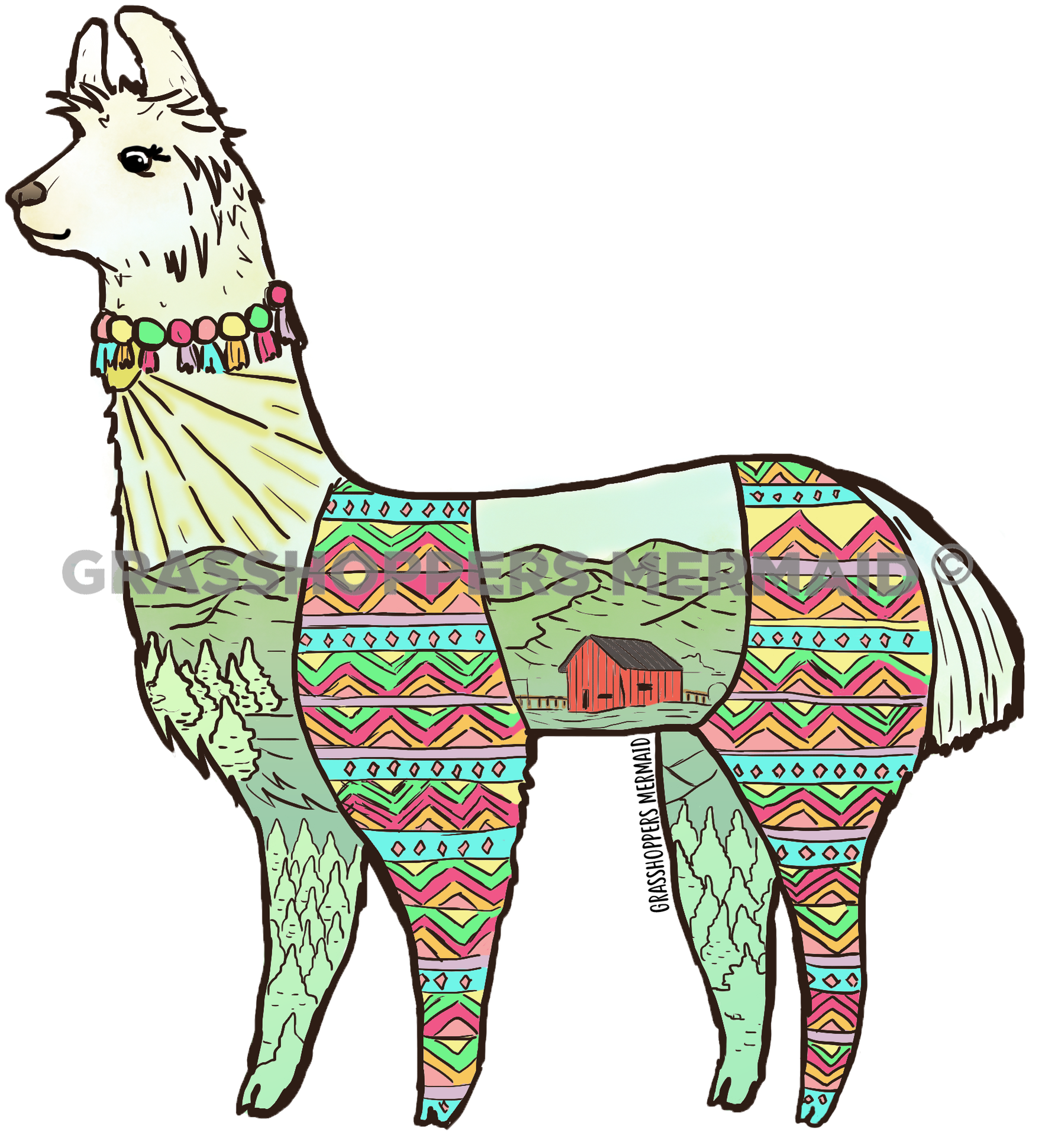 Aztec Llama