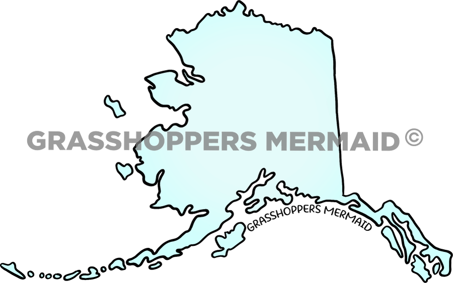 Alaska State Outline