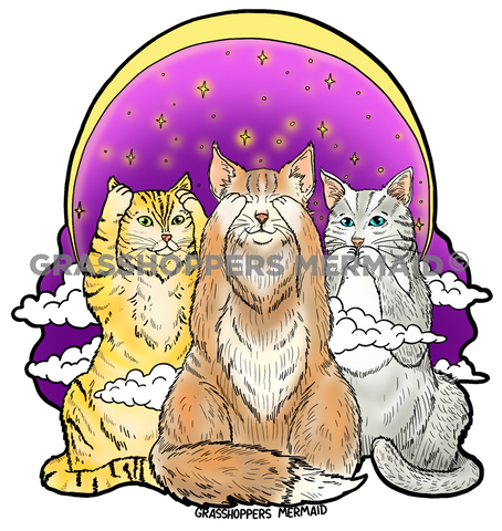 Hear No, See No, Speak No Cats