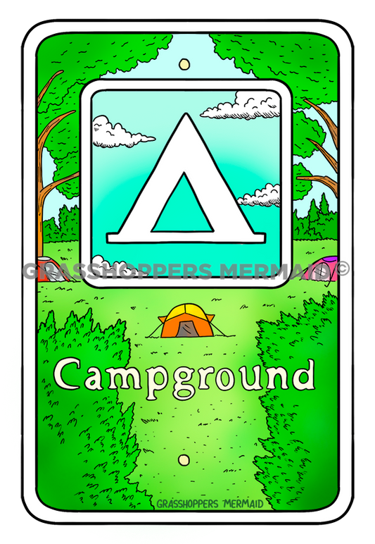 Campground Park Sign