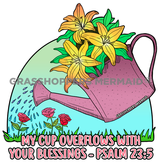 Tiger Lily Watering Can