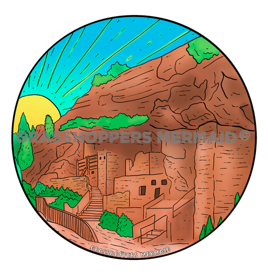 Manitou Cliff Dwelling Sunrise