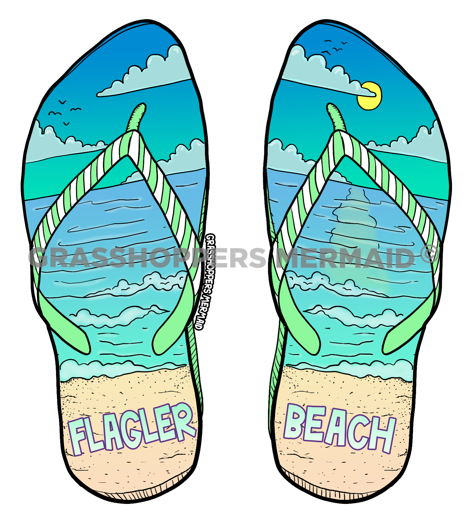 Beachy Flip-flops