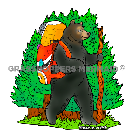 Hiking Bear