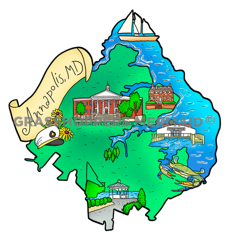 Annapolis MD Map