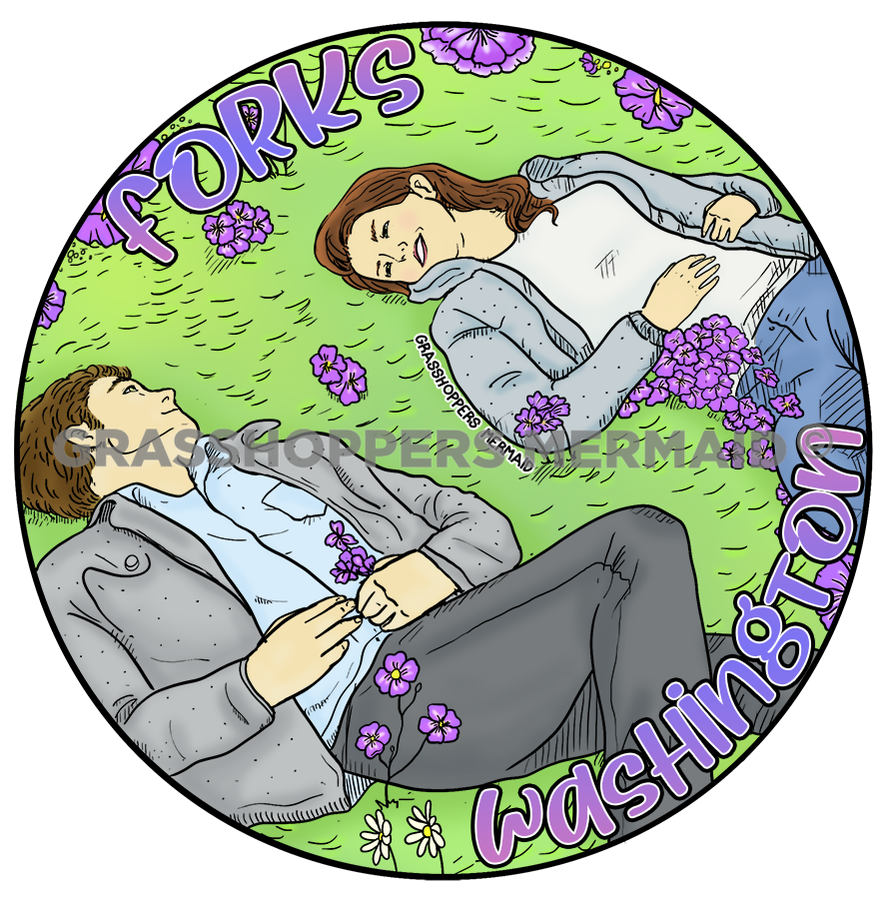 Twilight Meadow Scene