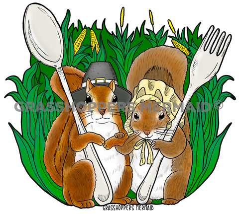 Squirrel Couple
