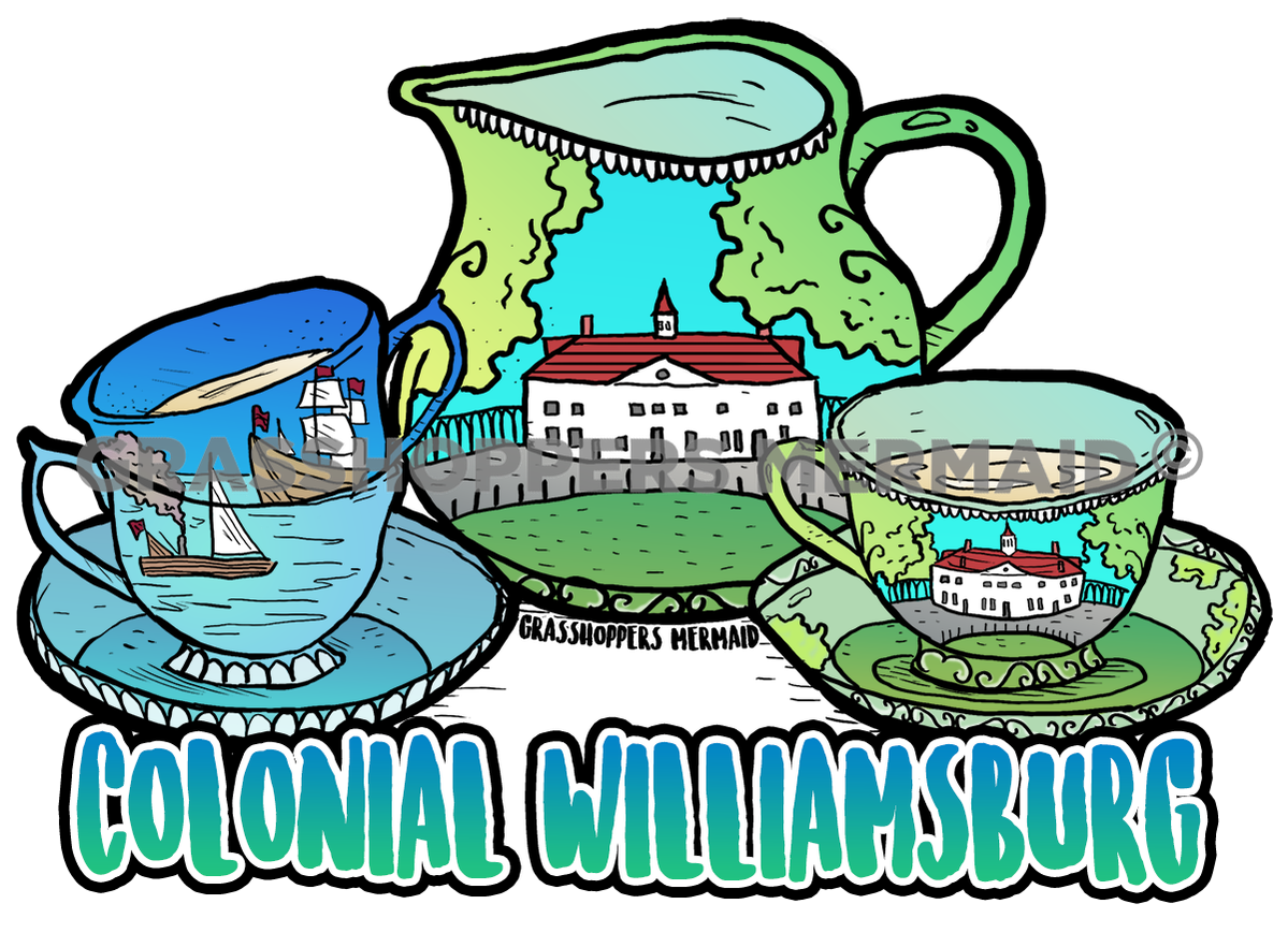 Colonial Tea Cup Set