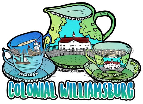 Colonial Tea Cup Set