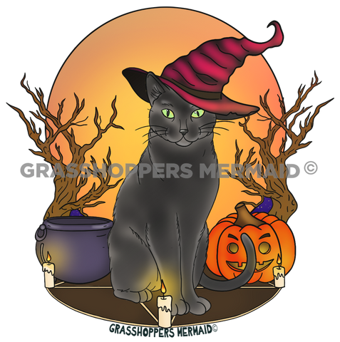 Halloween Cat Seancé