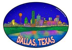 Dallas Night Skyline