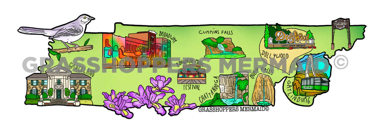 Tennessee State Map