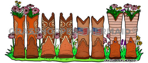 Cowboy Boot Lineup