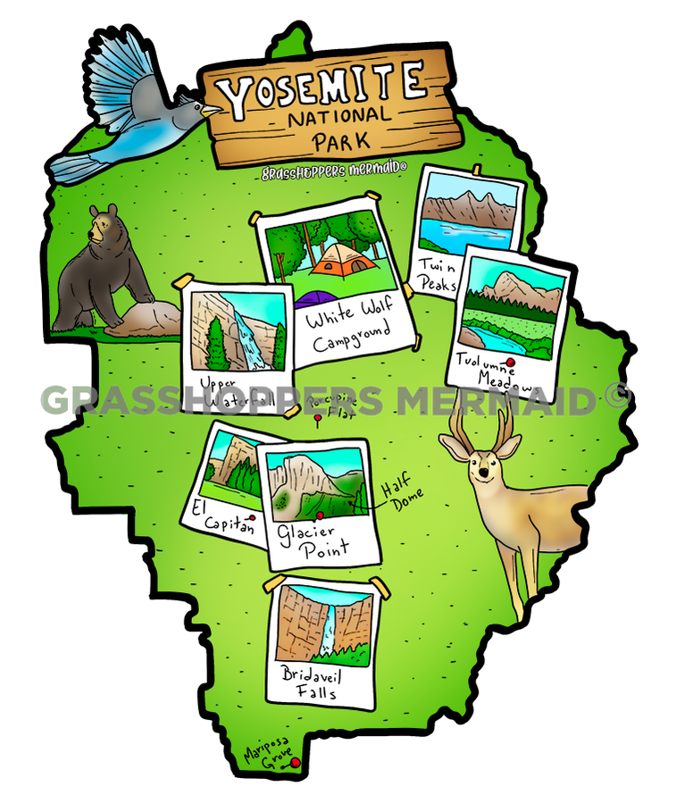 Yosemite Map