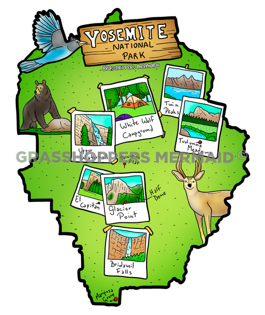 Yosemite Map