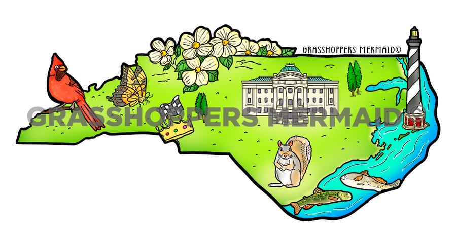 North Carolina State Map