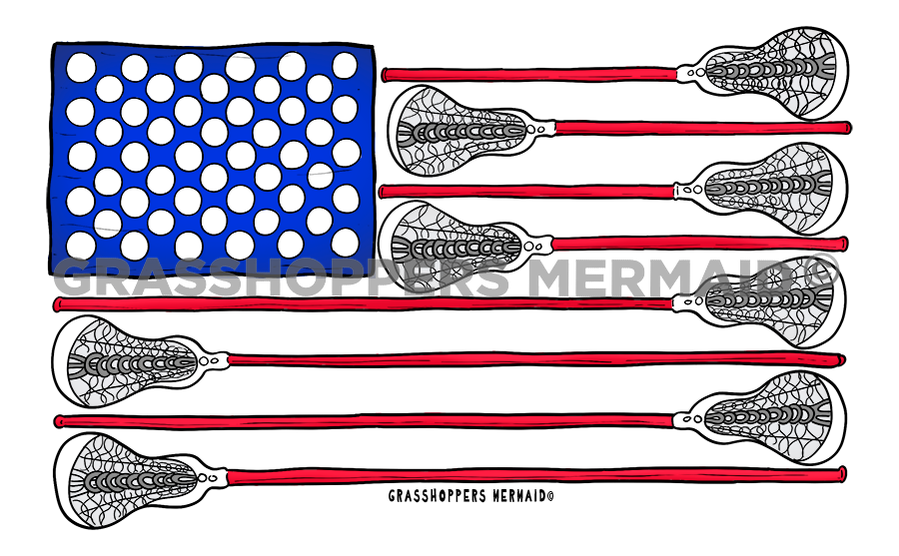 Lacrosse Flag