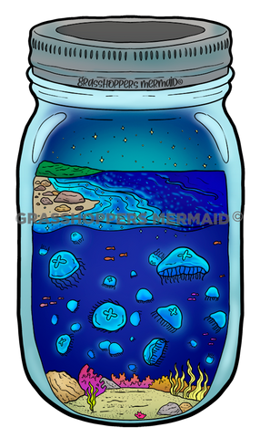 Bioluminescence Jelly Jar