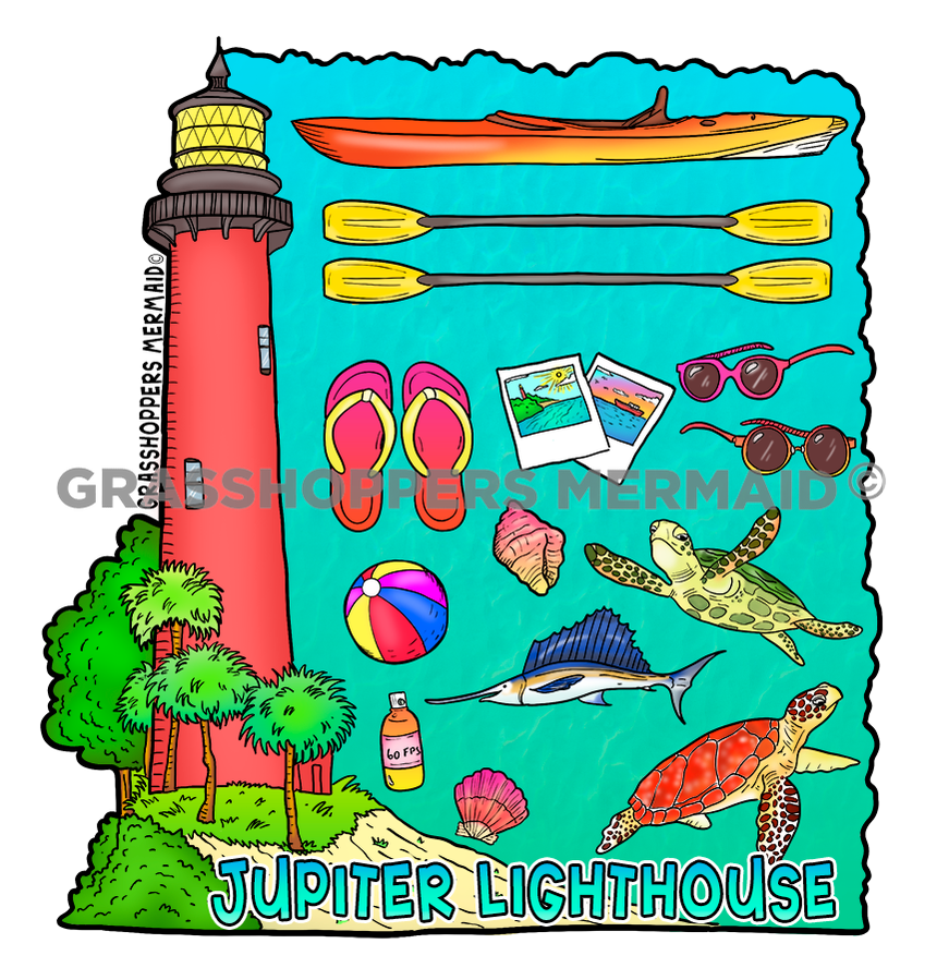 Jupiter Lighthouse Collage