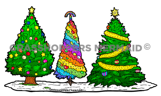 Holiday Tree Row