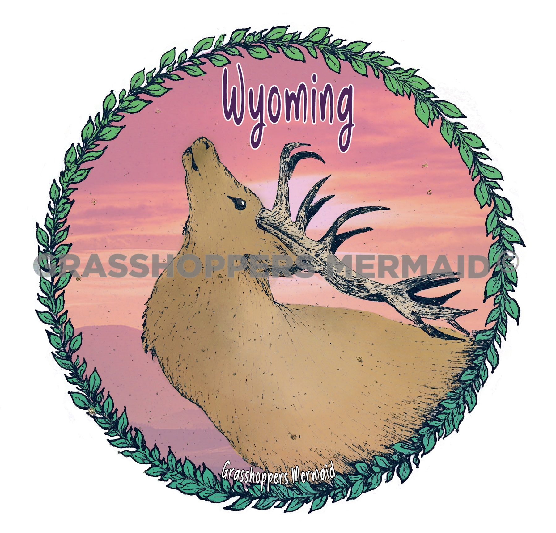 Elk Wreath