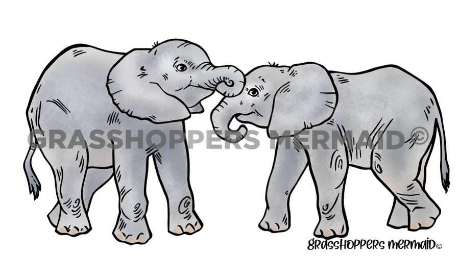 Baby Elephant Playtime