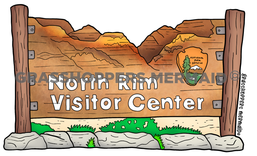 North Rim Sign