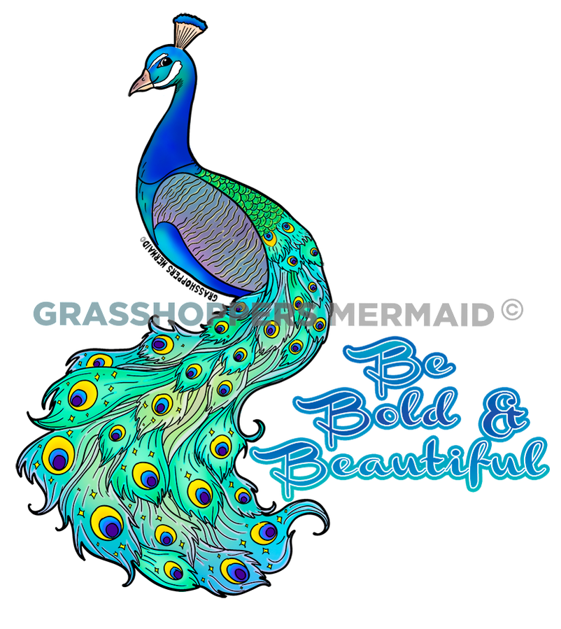 Fancy Whimsical Peacock
