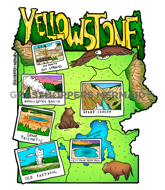Yellowstone Map