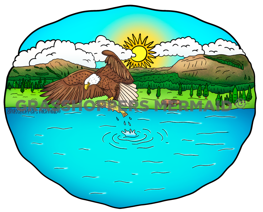 Eagle Fishing