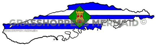 Vieques Island & Flag