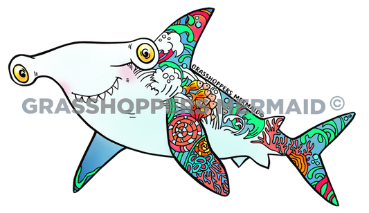 Floral Hammerhead Shark