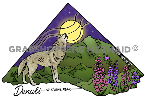 Full Moon Mountain Cry