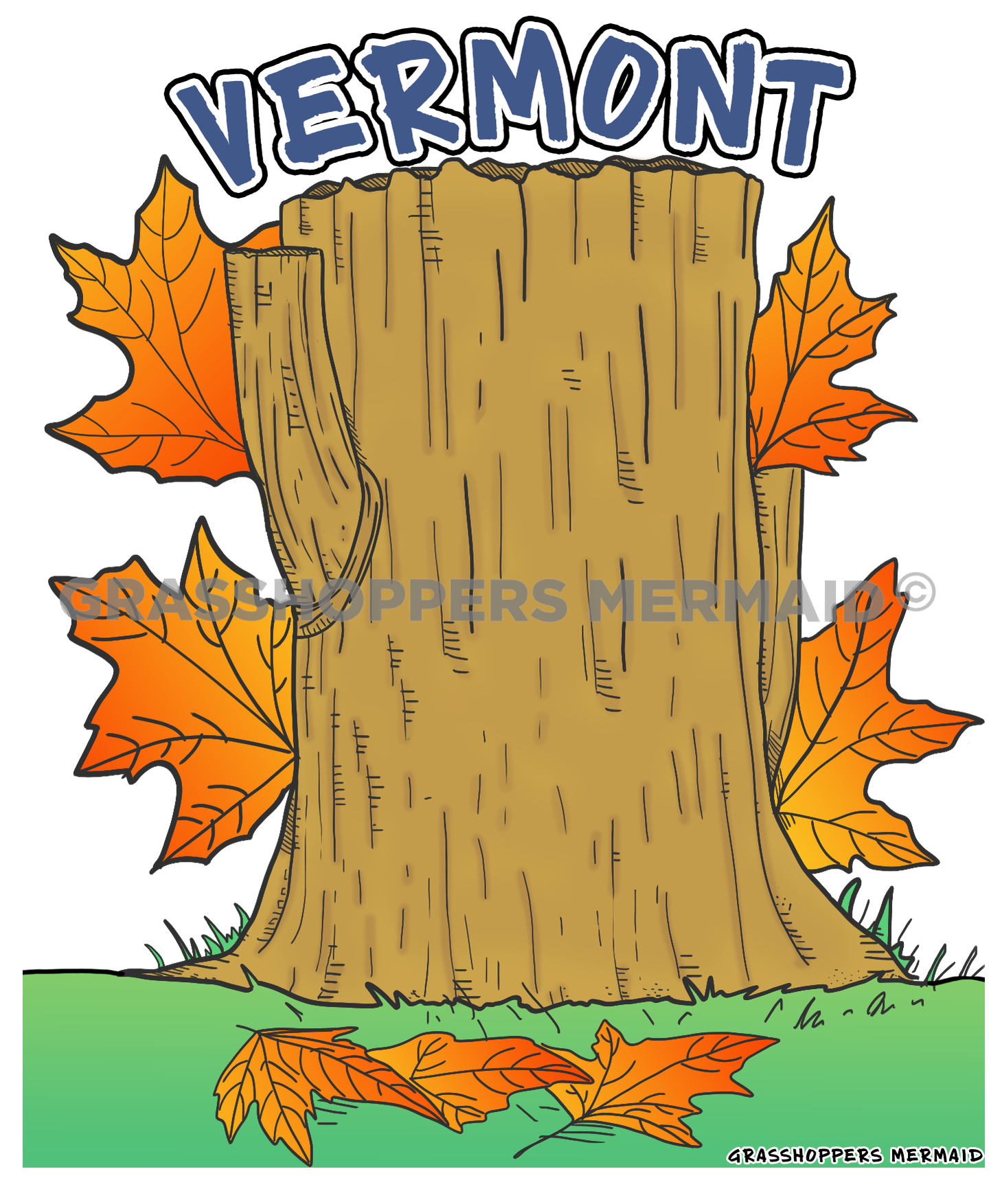 Fall Tree Stump