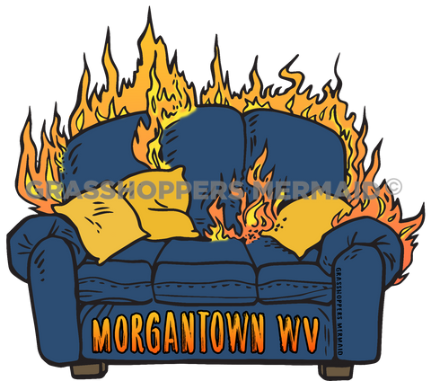 Fiery Couch