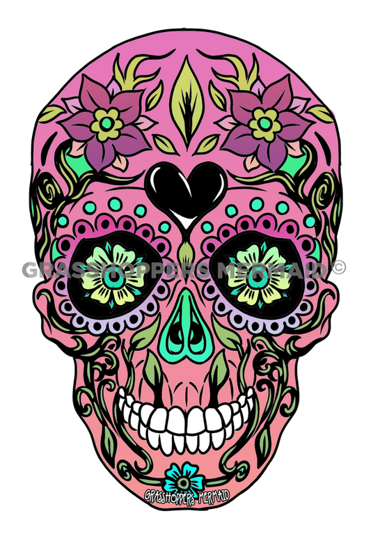 Flower Sugar Skull