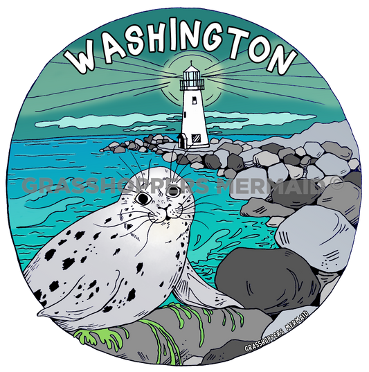 Harbor Seal Lighthouse