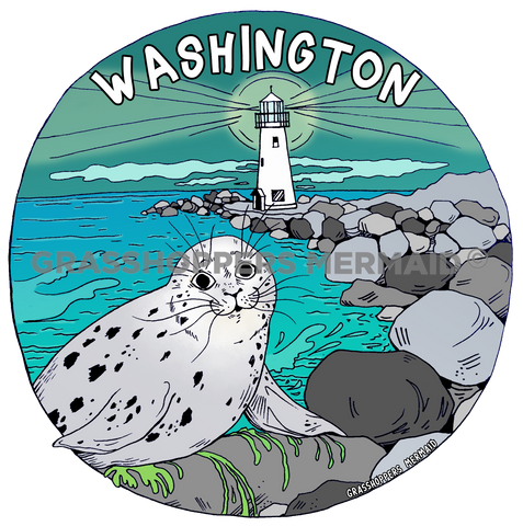Harbor Seal Lighthouse