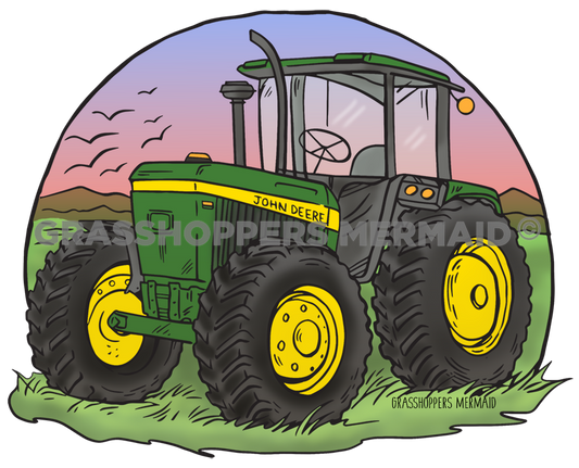 John Deere Sunset