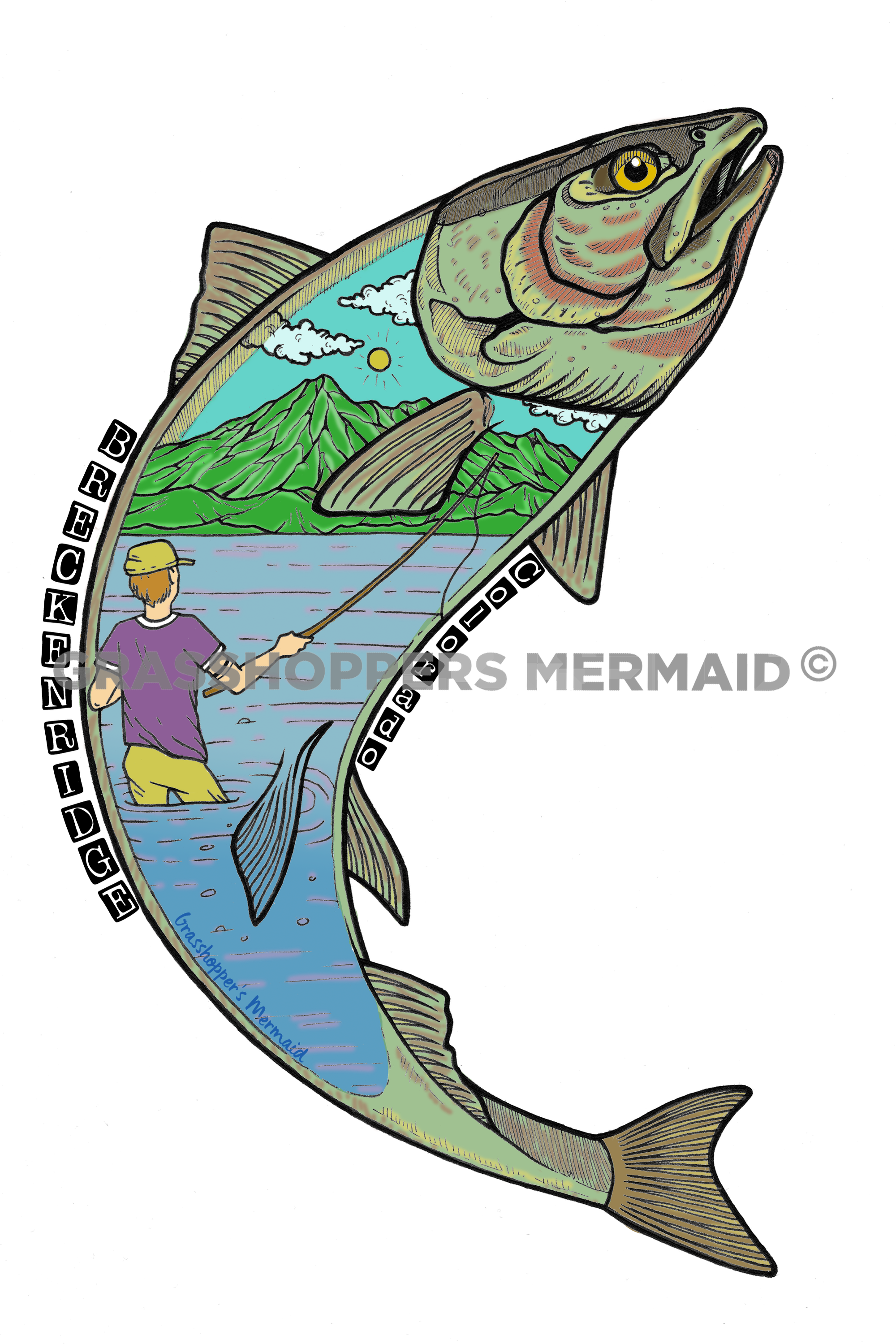 Jumping Salmon