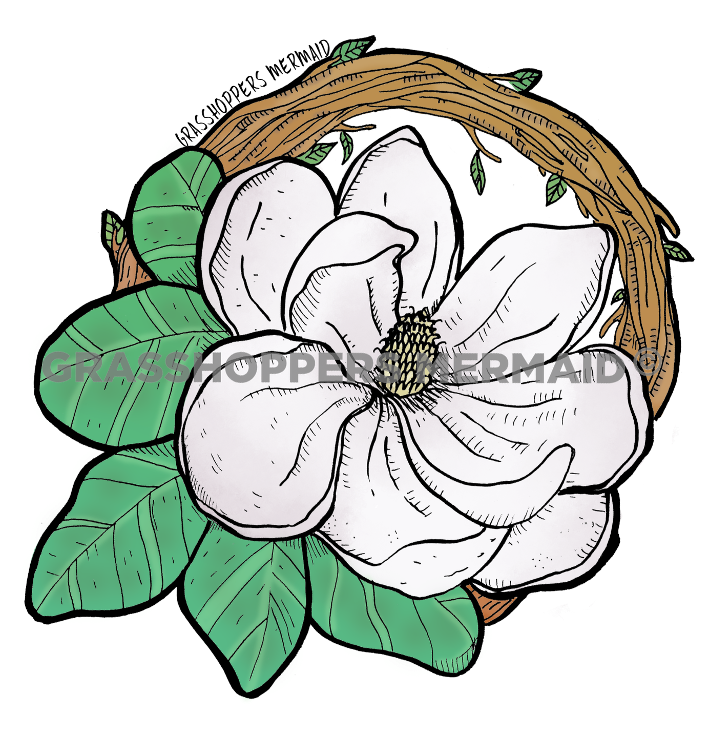 Magnolia Wreath