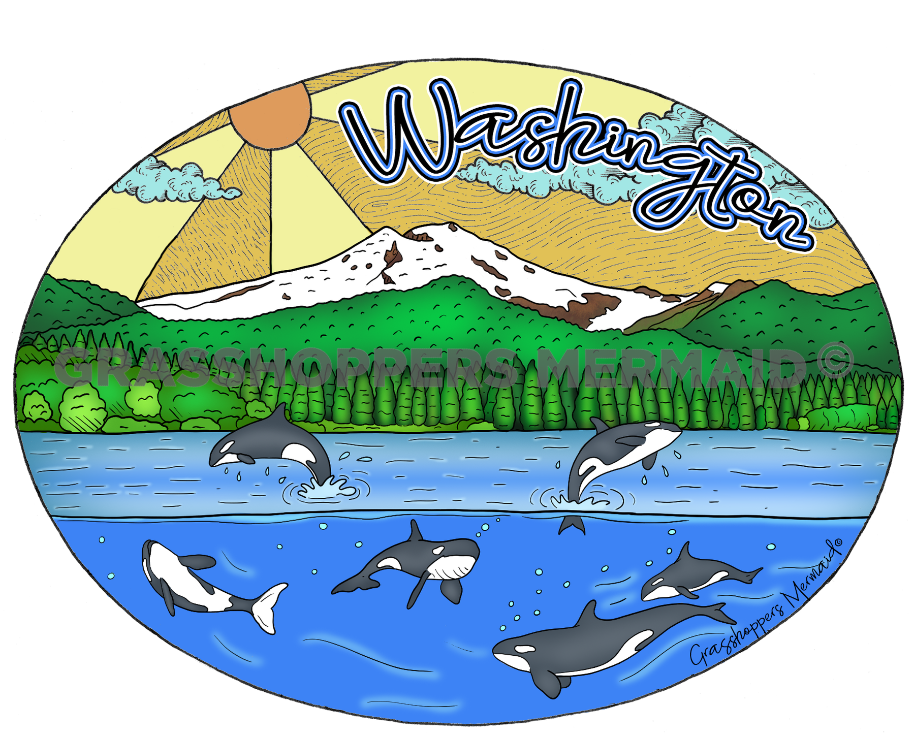 Mt. Baker Orca Pod