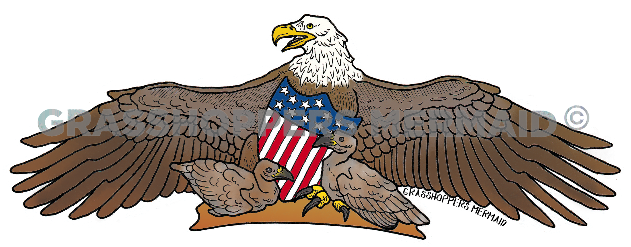 Patriotic Eagles