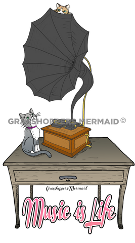 Phonograph Kitties