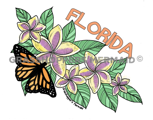 Monarch Plumerias